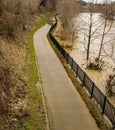 Roanoke River Covering the Roanoke River Greenway Royalty Free Stock Photo