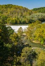 Roanoke River Dam, Autumn View