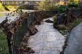 The Roanoke River Greenway after Flooding Royalty Free Stock Photo