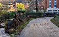 The Roanoke River Greenway after Flooding Royalty Free Stock Photo