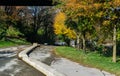 Roanoke River Greenway in Smith Park Royalty Free Stock Photo