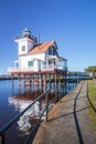 Edenton NC Roanoke River Lighthouse Vertical Royalty Free Stock Photo