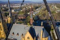 Roanoke St Andrews Catholic Church Steeple Placement 4