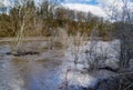 Roanoke River Winter Flooding