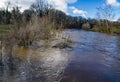 Roanoke River Winter Flooding