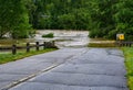 The Roanoke River Flooding, Roanoke, Virginia, USA