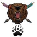 Roaring bear totem