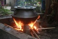 Wood burning stove Royalty Free Stock Photo