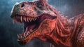 Roaring Fury Unleashed, Witness the Power of an Angry Large T-Rex, Generative AI