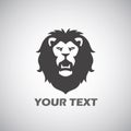 Roaring Lion Logo Mascot Design Template
