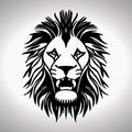 Roaring Lion vector Art Illustration