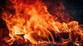 roaring red fire background Royalty Free Stock Photo