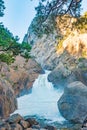 Roaring River Falls, Kings Canyon National Park Royalty Free Stock Photo