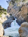 Roaring River Falls in Kings Canyon National Park California Royalty Free Stock Photo