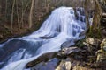 Roaring Run Waterfall 2, Eagle Rock, VA Royalty Free Stock Photo