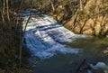 Roaring Run Waterfall 3, Eagle Rock, VA Royalty Free Stock Photo