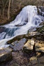 Roaring Run Waterfall 4, Eagle Rock, VA Royalty Free Stock Photo