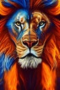 Roaring Visions: Digital Lion Artwork Compilation