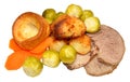 Roast Beef Meal Royalty Free Stock Photo