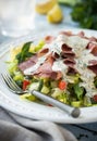 Chopped Romaine Roast Beef Salad