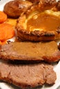 Roast beef and Yorkshire pudding macro