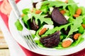 Roast Beet, Almond, Feta and Rocket Salad Royalty Free Stock Photo