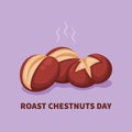 Roast Chestnuts Day background