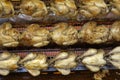 Close up of roast chiken Royalty Free Stock Photo