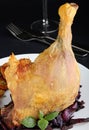 Roast duck leg Royalty Free Stock Photo