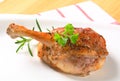 Roast duck leg Royalty Free Stock Photo