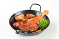 Roast duck leg Royalty Free Stock Photo