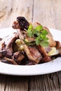 Roast lamb chops Royalty Free Stock Photo
