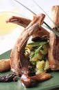 Roast lamb chops Royalty Free Stock Photo