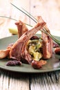Roast lamb chops Royalty Free Stock Photo