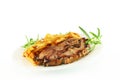 Roast lamb with potatoes Royalty Free Stock Photo