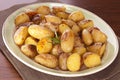 Roast New Potatoes Royalty Free Stock Photo