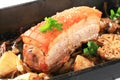 Roast pork belly Royalty Free Stock Photo