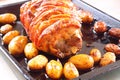 Roast pork A Royalty Free Stock Photo
