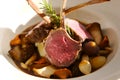 Roast rack of Lamb Royalty Free Stock Photo