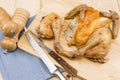 Roast spatchcock chicken Royalty Free Stock Photo