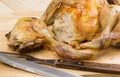Roast spatchcock chicken Royalty Free Stock Photo