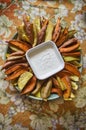 Roast Sweet Potato Wedges Royalty Free Stock Photo