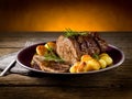 Roast of veal Royalty Free Stock Photo
