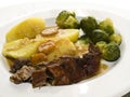 Roast veal Royalty Free Stock Photo