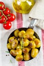 Roasted baby potatoes with rosemary