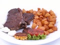 Roasted beefsteak Royalty Free Stock Photo