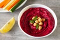 Roasted beet hummus, Vegan dip.