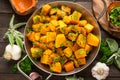 Roasted butternut squash with spices