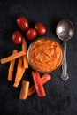 Roasted carrot dip