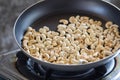 Roasted cashews. Royalty Free Stock Photo